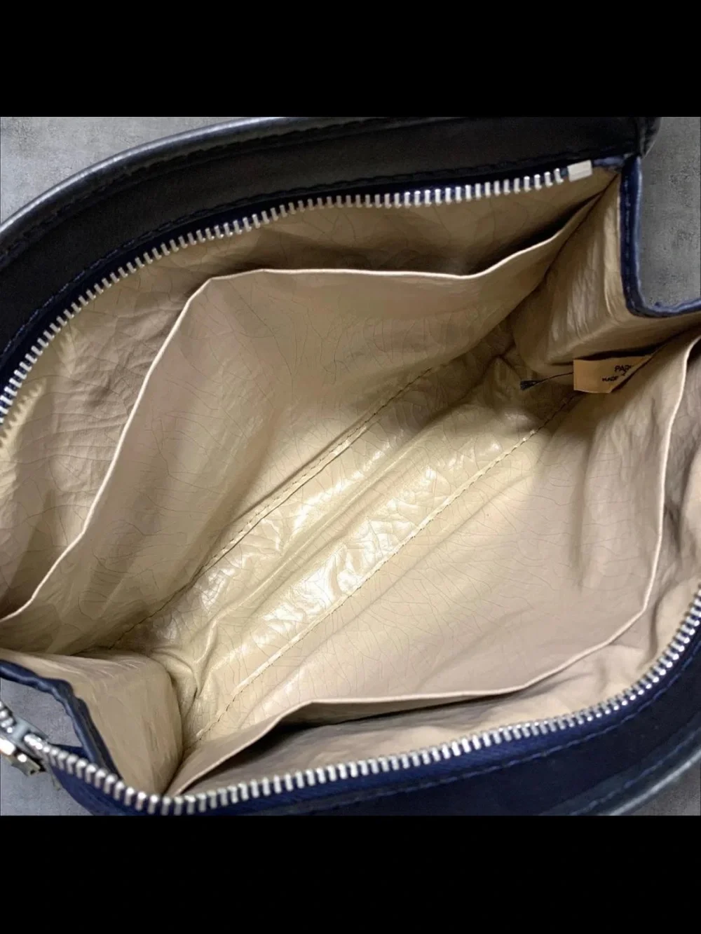 Dior Black and Tan Monogram Zip Pouch